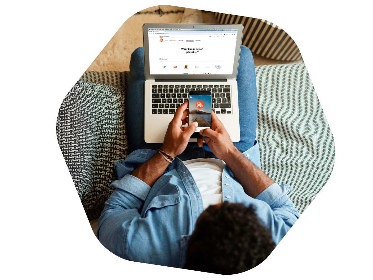 Digital buddy=Use itsme, Language=NL